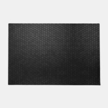 Diseño de forma hexagonal negra