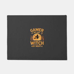 Felpudo Diseño de juegos de brujas de Halloween