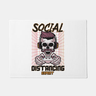 Felpudo Diseño de juegos experto en distanciamiento social