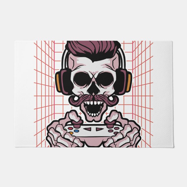 Felpudo Diseño de juegos experto en distanciamiento social (Anverso)