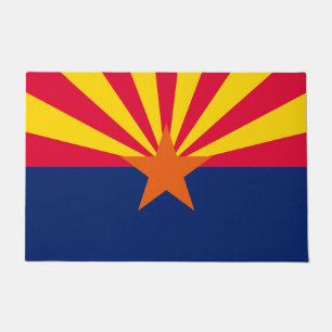 Felpudo Diseño de la bandera del estado de Arizona