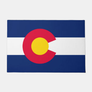 Felpudo Diseño de la bandera del estado de Colorado