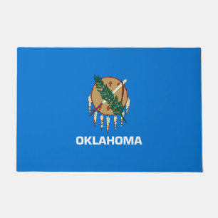 Felpudo Diseño de la bandera del estado de Oklahoma