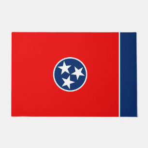 Felpudo Diseño de la bandera del estado de Tennessee