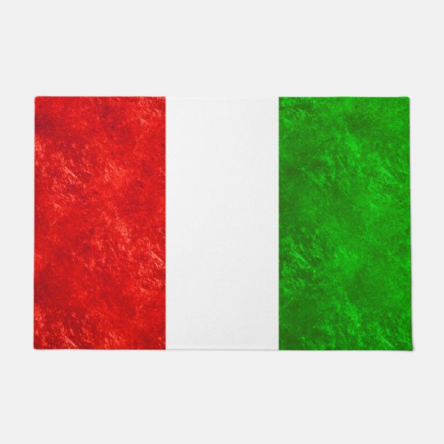 Felpudo Diseño de la bandera italiana (Anverso)