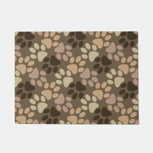 Felpudo Diseño de la impresión de la pata (Anverso)