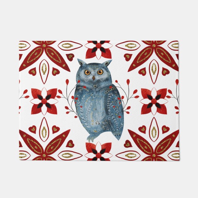 Felpudo Diseño de la serie de mosaicos nórdicos 2 para Nav (Anverso)