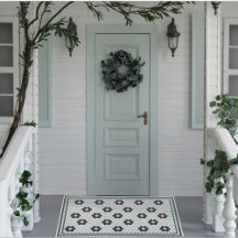 Diseño de mosaico hexagonal menta azul bebé