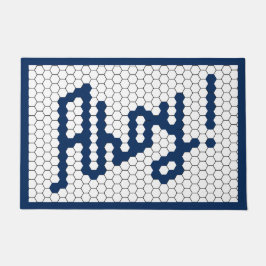 Felpudo Diseño de mosaico naval Bote náutico