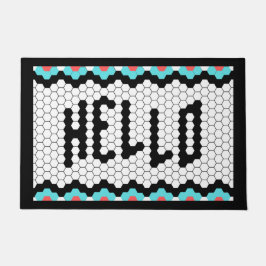 Felpudo Diseño de mosaicos de colores