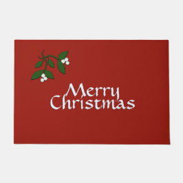 Felpudo Diseño de Navidades Mistletoe