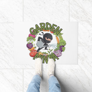 Felpudo Diseño de Ninja Jardín - Gráfico divertido de jard