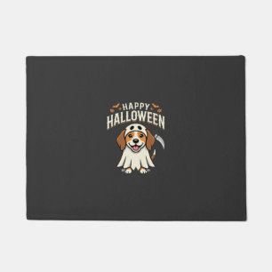 Felpudo Diseño de perro Beagle Feliz Halloween_1