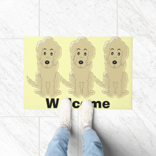 Felpudo Diseño de perros Goldendoodle