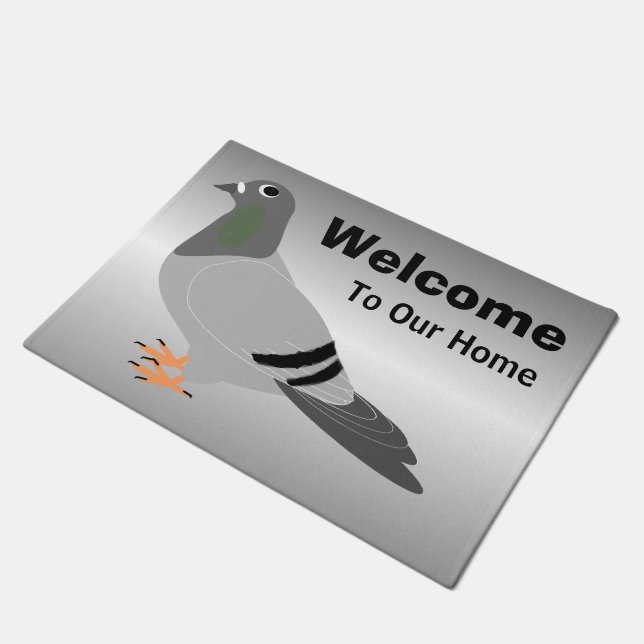 Felpudo Diseño de pichón personalizado (Angular)
