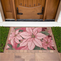 Diseño de Poinsettia para Navidades rosas