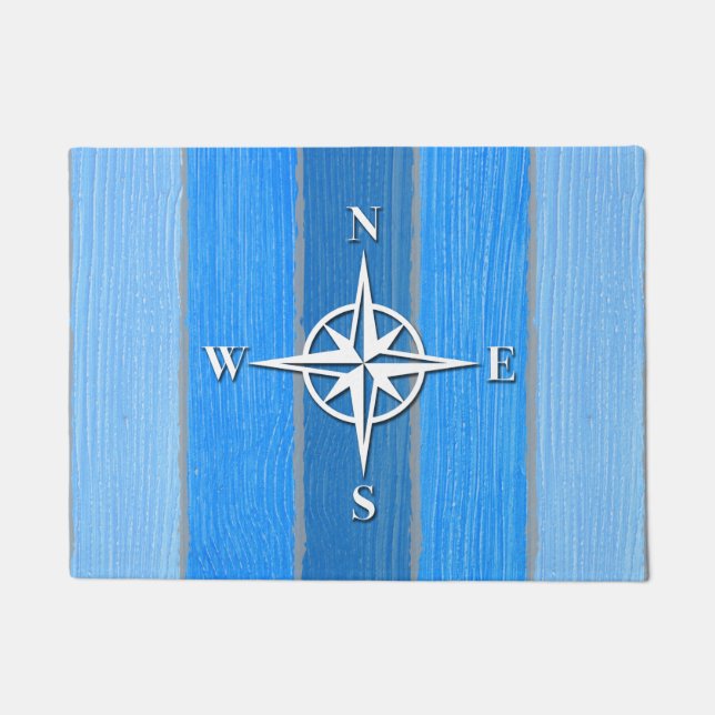 Felpudo Diseño de temática náutica (Anverso)