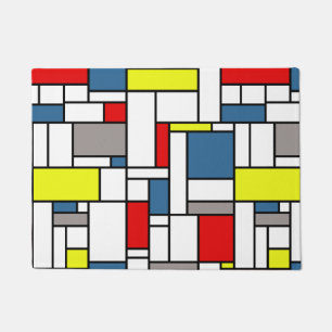 Felpudo Diseño del estilo de Mondrian