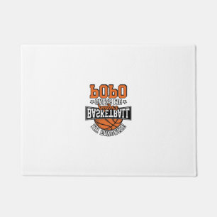 Felpudo Diseño Deportivo Vintage Divertido Baloncesto Popo