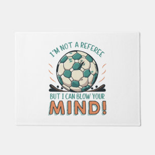 Felpudo Diseño Divertido de Fútbol