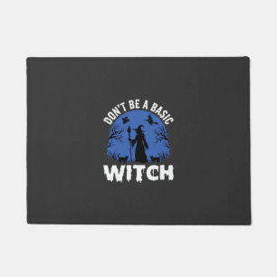 Felpudo Diseño divertido de Halloween No seas una bruja bá