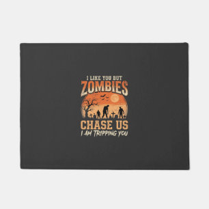 Felpudo Diseño Divertido de Zombies de Halloween que nos p