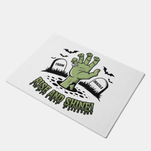 Felpudo Diseño divertido y espeluznante de mano de zombie 