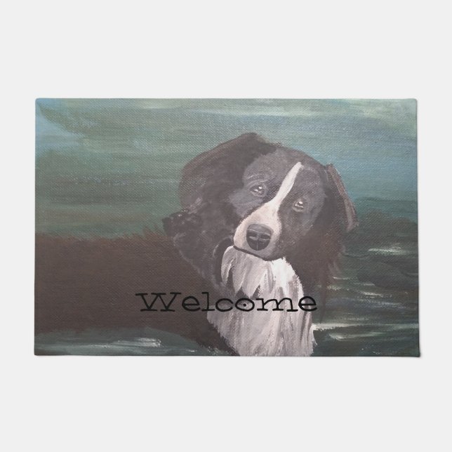 Felpudo Diseño floral colorido (Anverso)