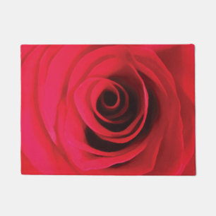 Felpudo diseño floral de rosa roja
