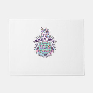 Felpudo Diseño Gráfico Unicornio Mágico Desde Año Zazzle D