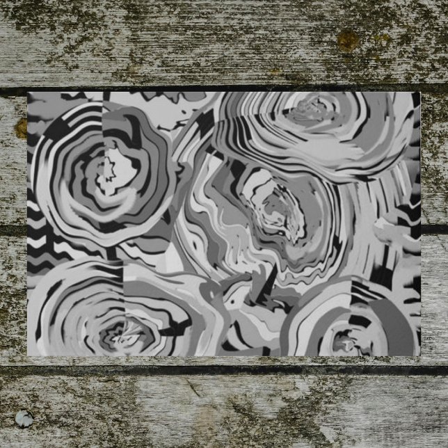 Felpudo Diseño original Art Floral Gris y Negro al aire li (Rustic floral original art,  front doormat. Comes in beautiful shades of gray & black. Perfect gift.)