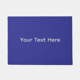 Felpudo diseño personalizado azul
