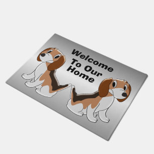 Felpudo Diseño personalizado del perro del beagle