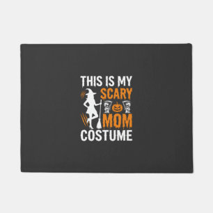 Felpudo Disfraz de Bruja de Halloween Mamá Divertida y Esp