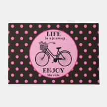 Disfruta Del Paseo | Bicicleta Con Flores Motivaci