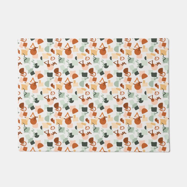 Felpudo Diversión sobre blanco (Anverso)