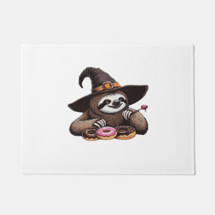 Felpudo Divertida lotería en Gorra de brujas disfrutando d