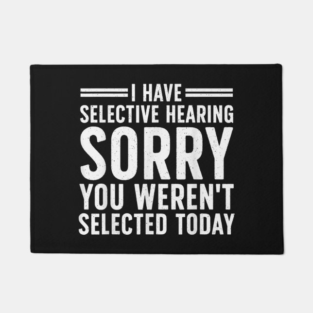 Felpudo Divertidas Declaraciones Arte Para Personas Sarcás (Anverso)