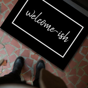 Felpudo Divertido "bienvenido" introvertido Doormat antiso