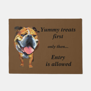 Felpudo Divertido Bulldog Personalizado Doormat