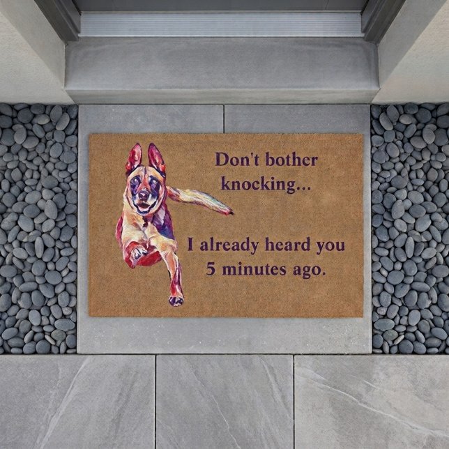 Felpudo Divertido malinés belga Doormat (Subido por el creador)