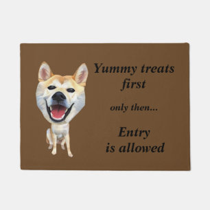 Felpudo Divertido Personalizado Shiba Inu Doormat