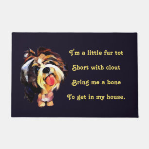 Felpudo Divertido Personalizado Shih Tzu Doormat