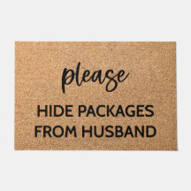 Divertido Por Favor Ocultar Paquetes Del Esposo