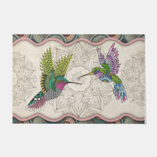Felpudo Divertido regalo para parejas de pájaros Doormat /