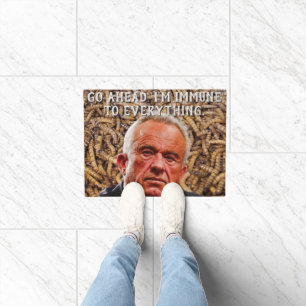 Felpudo Divertido Robert F. Kennedy Jr de Cara Roja y Gusa