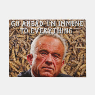 Felpudo Divertido Robert F. Kennedy Jr de Cara Roja y Gusa