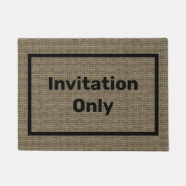 Felpudo Divertido | Solo Doormat de invitación