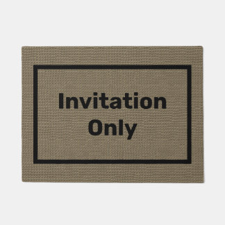 Felpudo Divertido | Solo Doormat de invitación