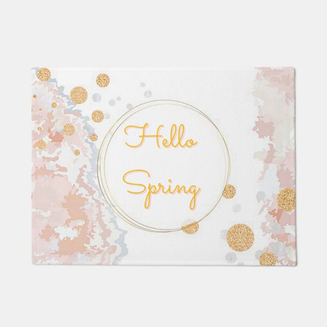 Felpudo Divertirse en Doormat de primavera (Anverso)